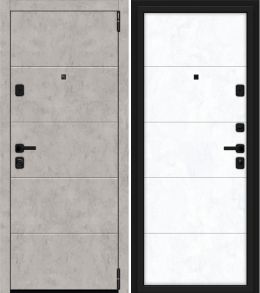 Входные двери Браво металл Porta M 4.4 Grey Art Snow Art