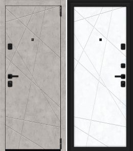 Входные двери Браво металл Porta M 15.15 Grey Art Snow Art