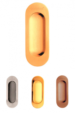 Ручки для раздвижных дверей Ручка купе Арчи A-K02-V0I матовое золото