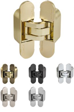 Петли дверные      Скрытая петля с 3D-регулировкой Armadillo U3D6000 SG матовое золото
