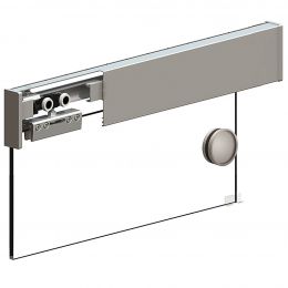 Сдвижные Раздвижная система для стеклянных дверей Herkules Glass 2000 серебро