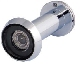 Глазки дверные Глазок Фуаро оптика пластик DV-LUX 3/90-50/Z (VIEWER 3 DVZ LUX) CP хром