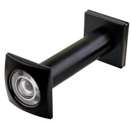 Глазки дверные Глазок Фуаро оптика пластик DV-Q 4/130-70/Z (VIEWER 4 DVQ) BL черный